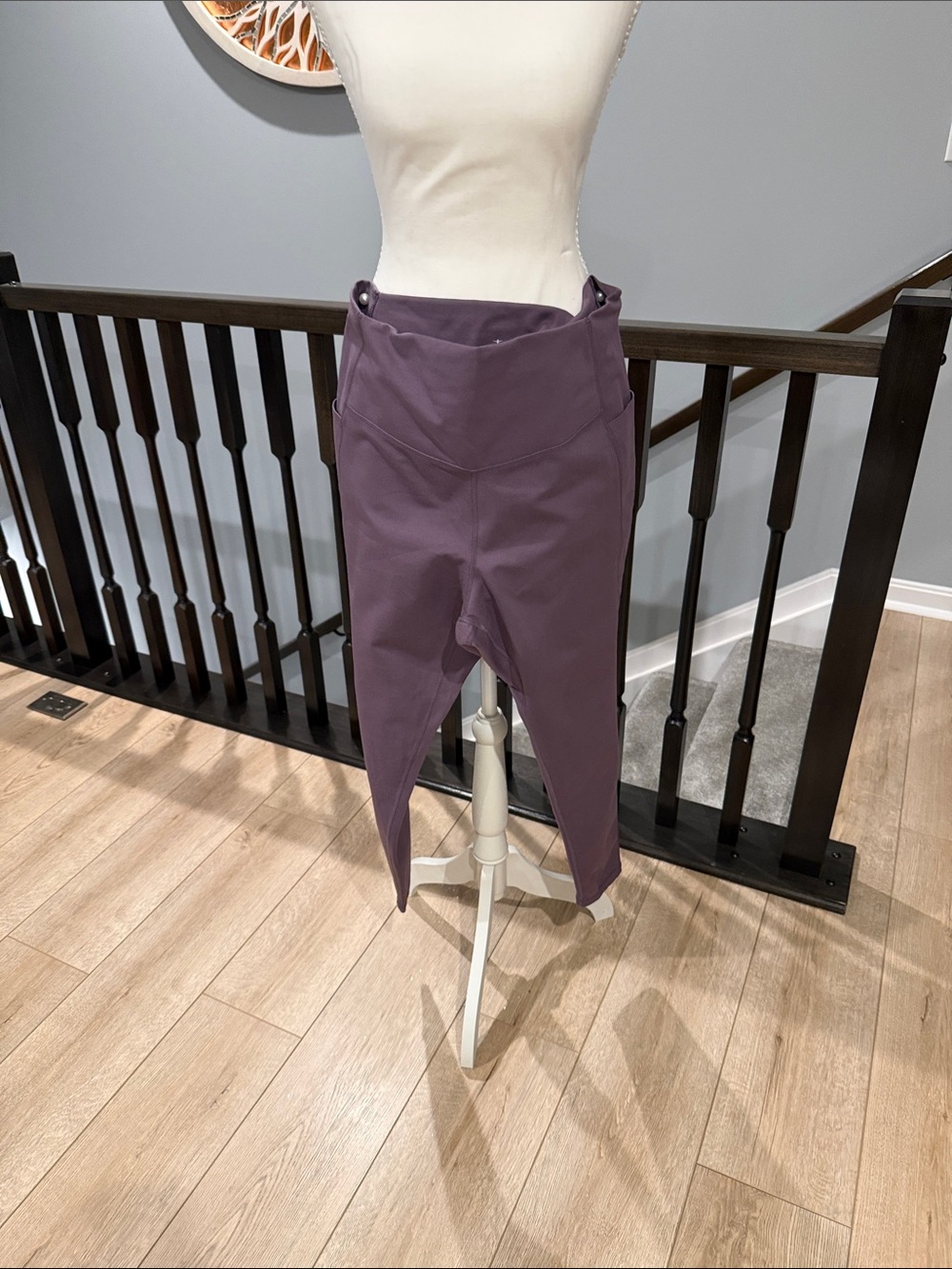 Danskin Plum High-Rise Tapered Leggings